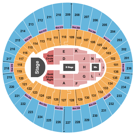 The Kia Forum Rosalía Seating Chart